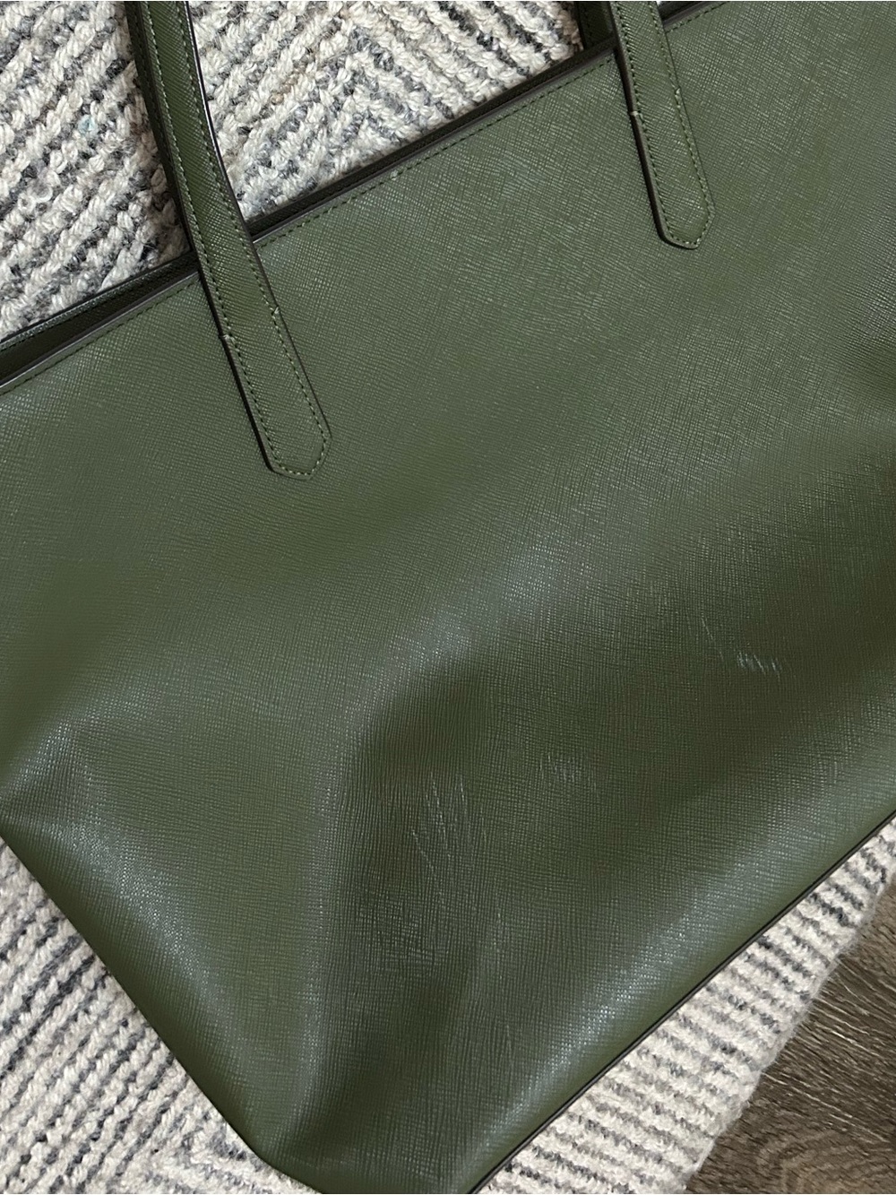 Kate Spade Olive Green Tote Bag - Picture 3 of 13